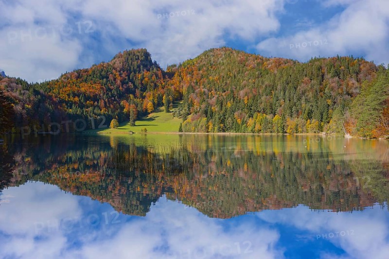 Lake Alatsee in autumn