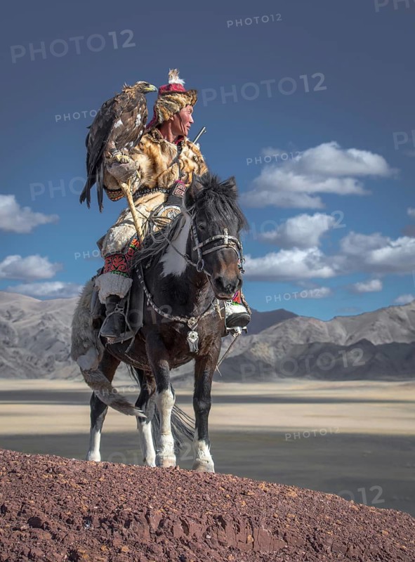 Mongolian eagle hunter