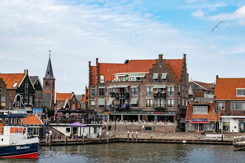 Traditional houses at the harbour
