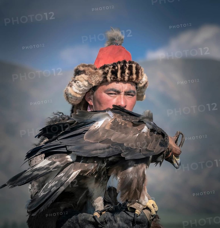 Mongolian eagle hunter