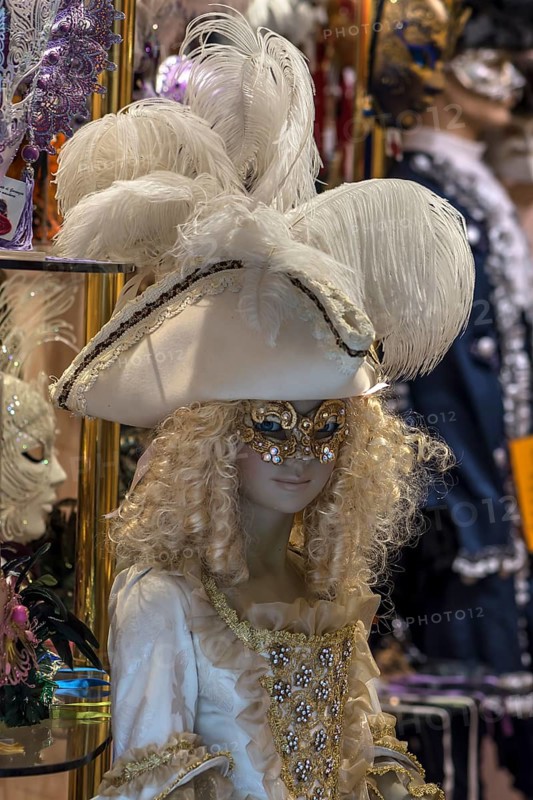 Mannequin in carnival costume