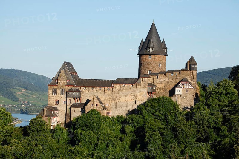 Burg Stahleck Youth Hostel above Bacharach in the Middle Rhine Valley