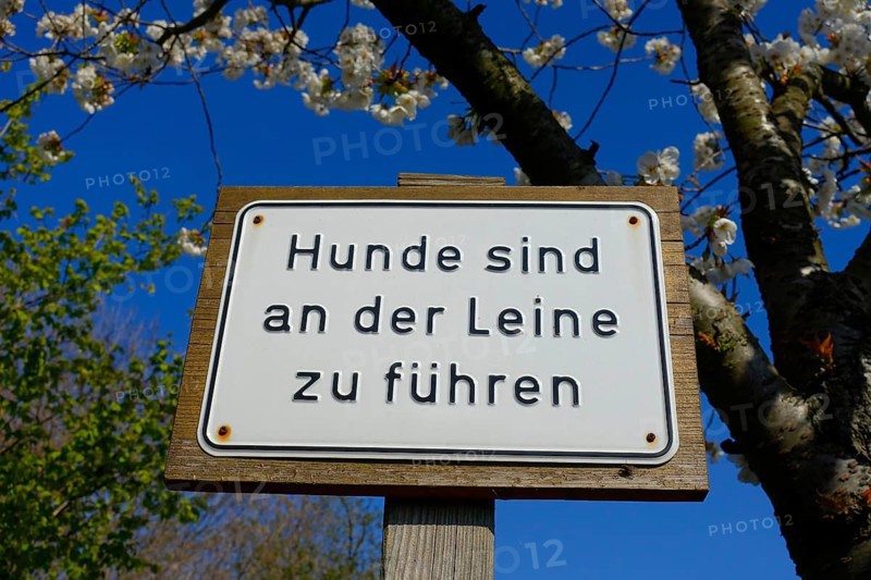 Sign with rules of conduct