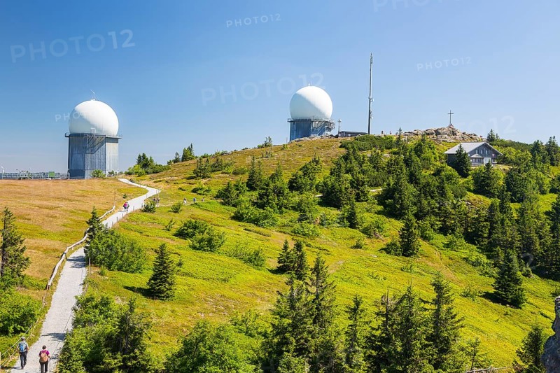 Military towers with radome