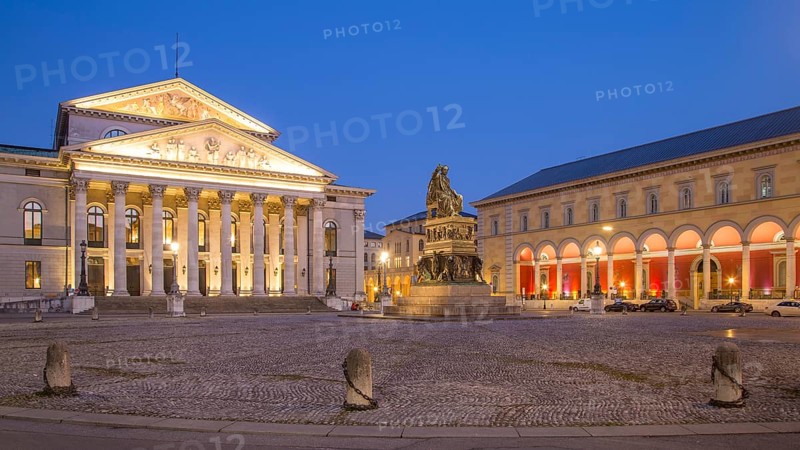 Max-Joseph-Platz with Bavarian State Opera