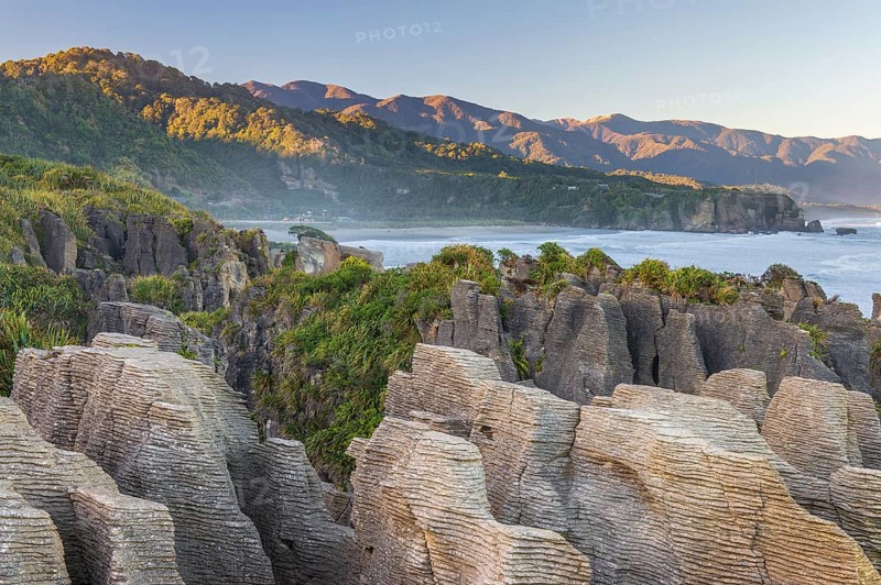 Rock formations of the Pancake Rocks, Paparoa National Park