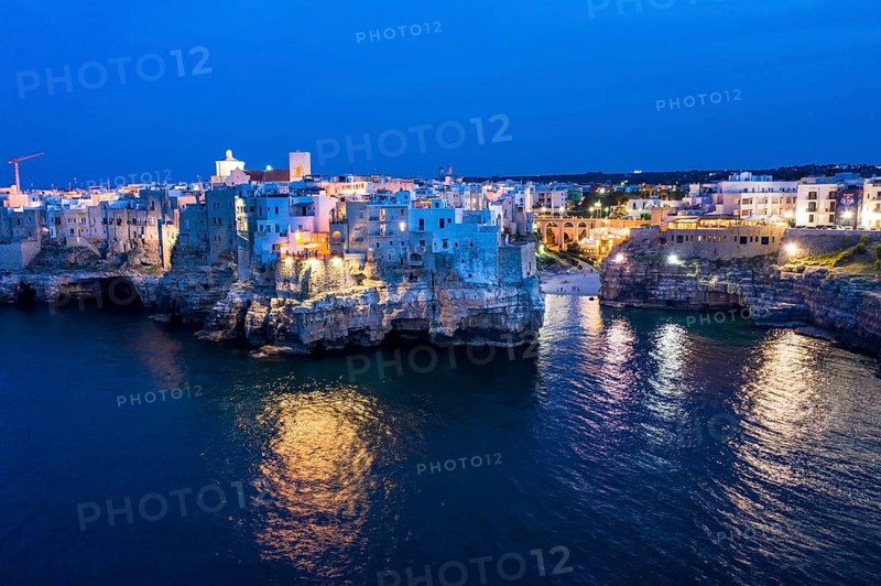Aerial view of Polignano a Mare, Puglia