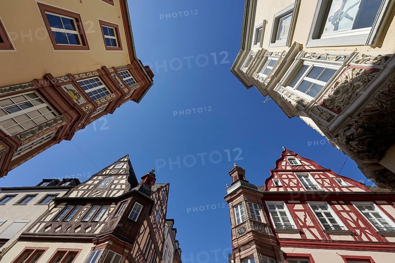 The Four Towers, a half-timbered ensemble in the old town of Koblenz. Koblenz