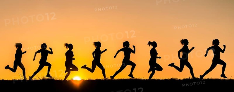 Silhouette, woman