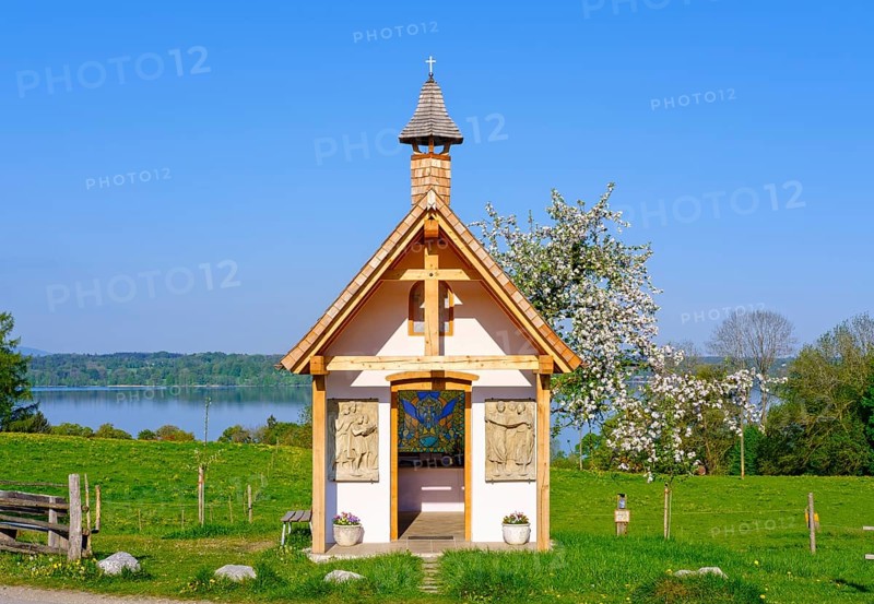 Chapel of the guardian angel Angels, Chapel in Luigenkam on Lake Starnberg