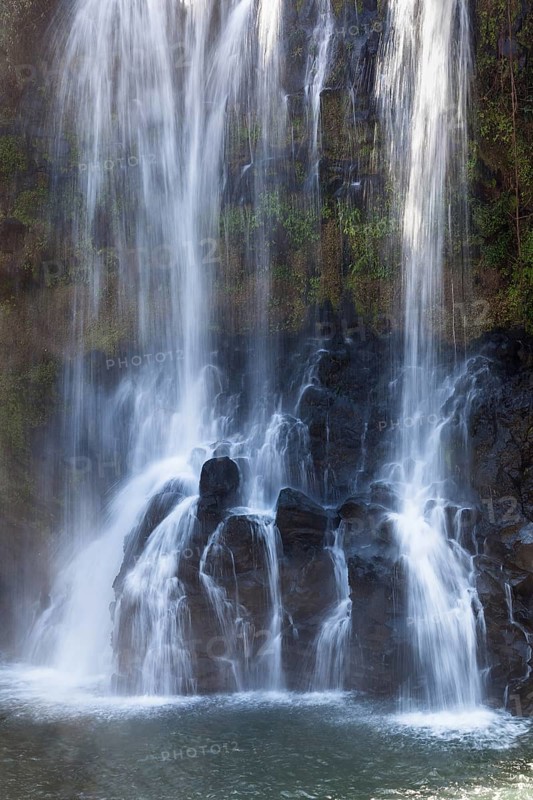 Lily waterfall near Ampefy, Itasy region