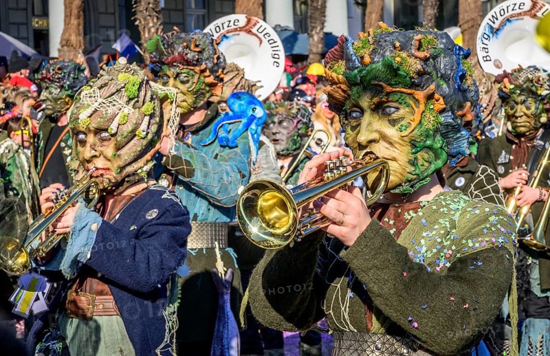 Masked persons, Guggenmusiker