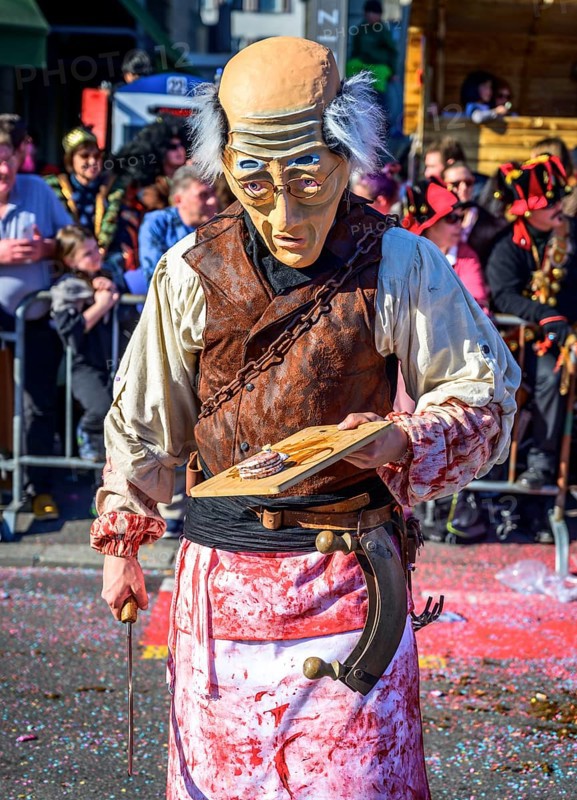 Butcher, masked person