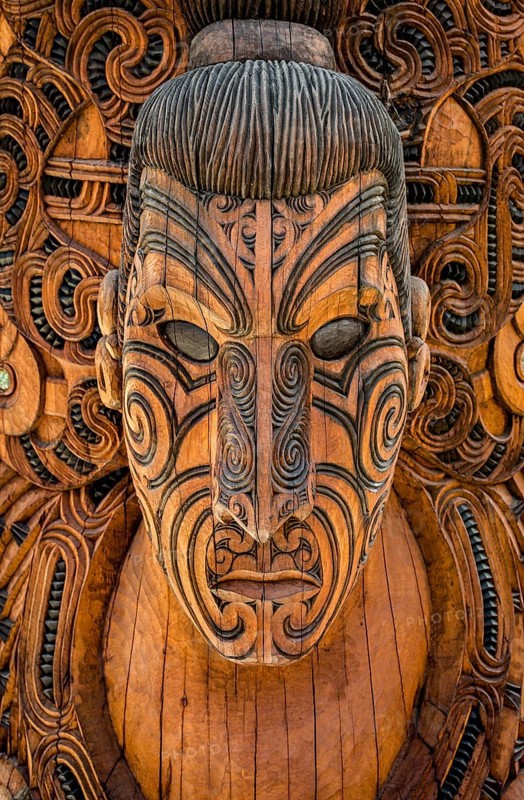Face, carved mask
