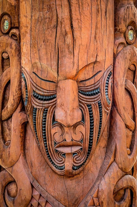 Face, carved mask