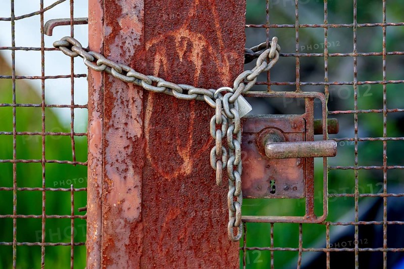 Chain with padlock, Niederwerth