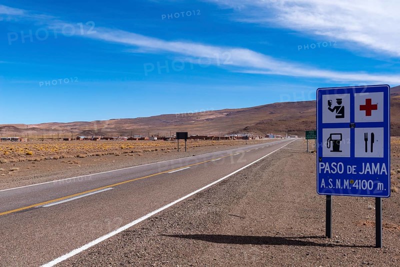 Paso de Jama, border crossing with Chile