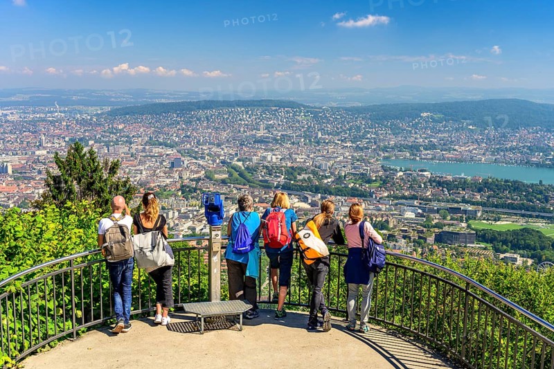 People at the vantage point