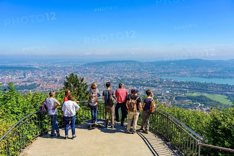 People at the vantage point