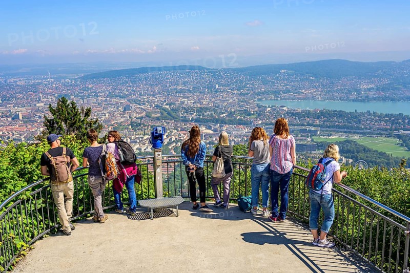People at the vantage point