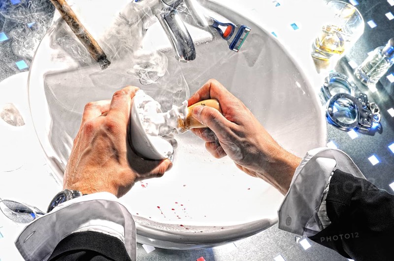 Man's hands