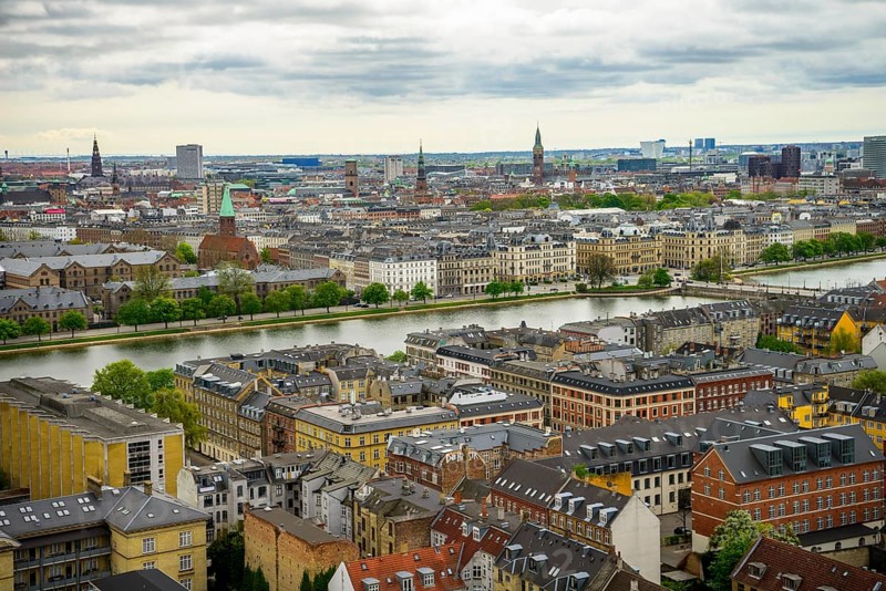 View over the city