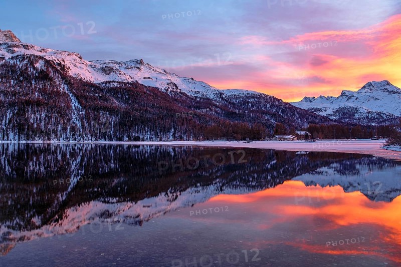 Evening mood at the Lake Silvaplana