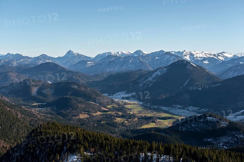 View from Jochberg to Jachenau
