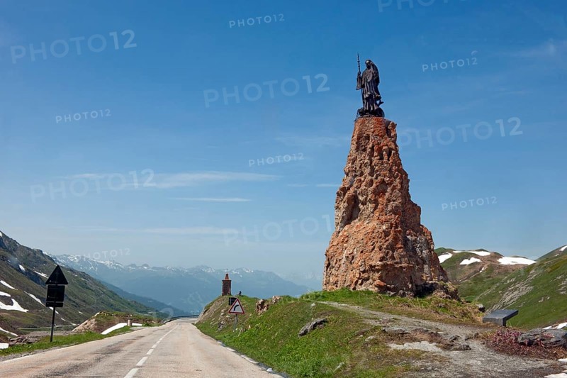Monument with statue