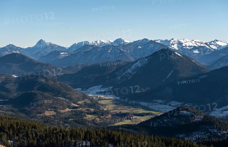 View from Jochberg to Jachenau