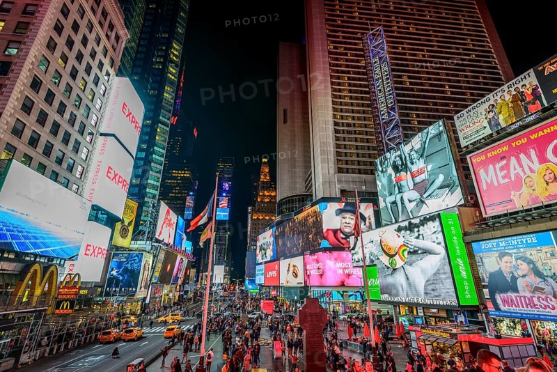 Times Square at night