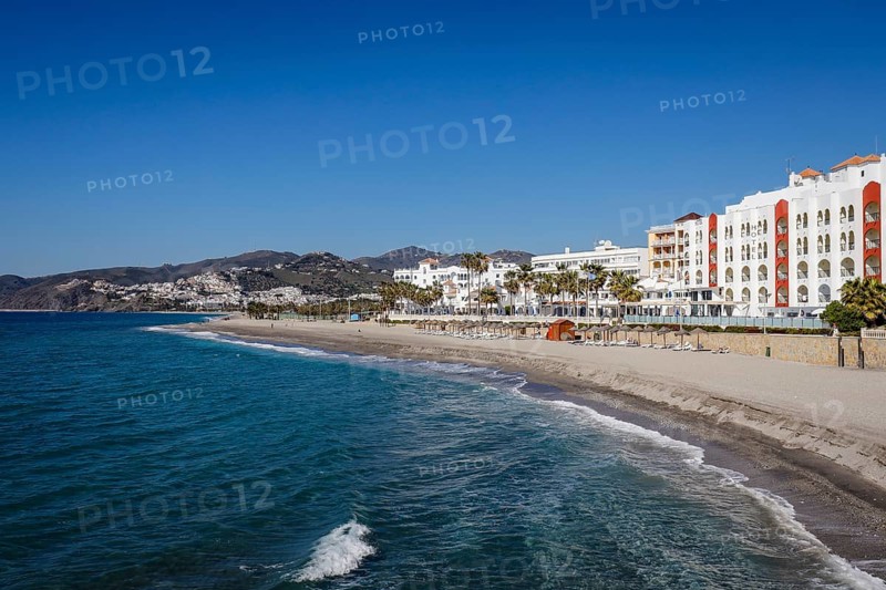 City beach in the resort of Nerja