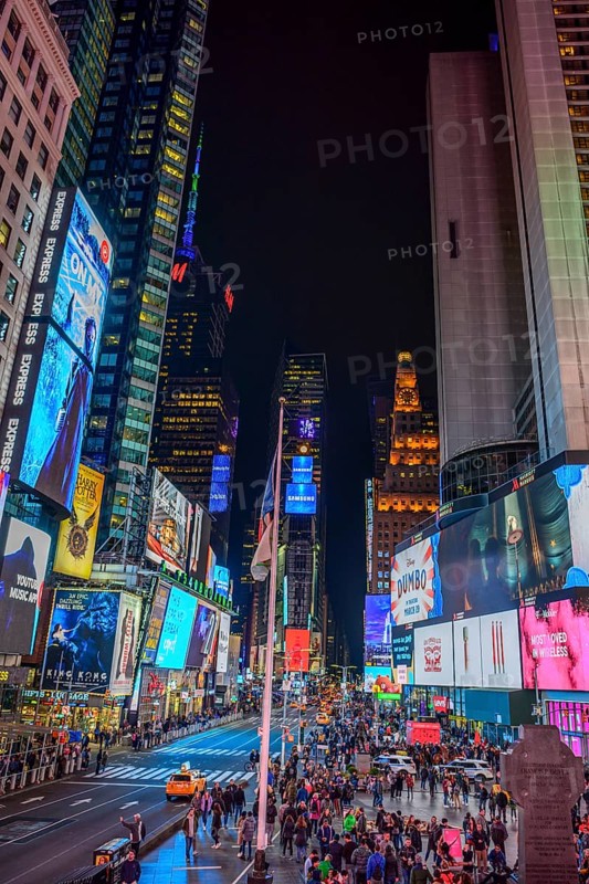 Times Square at night