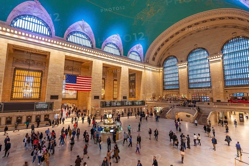 Interior view of Grand Central Station