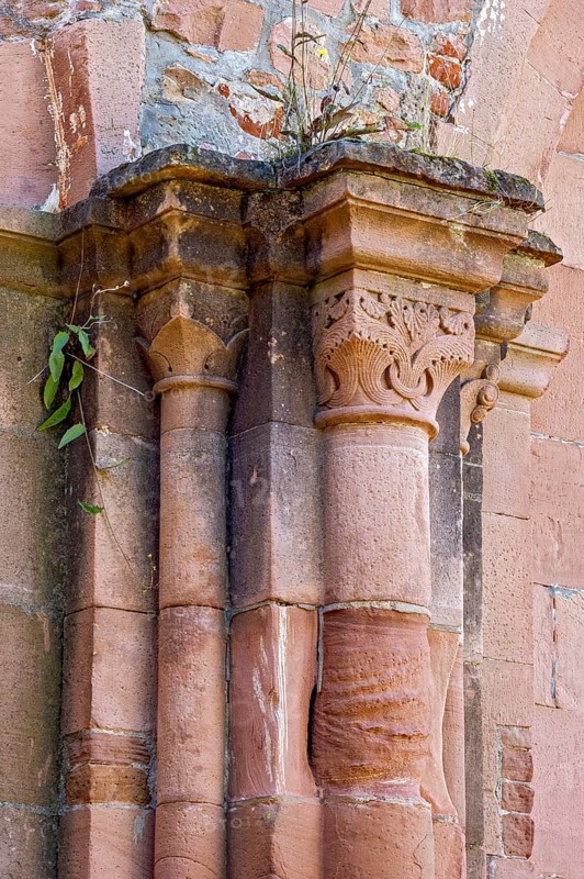 Columns of the castle chapel