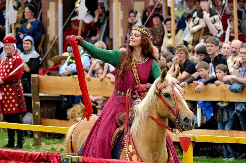 Princess on horseback