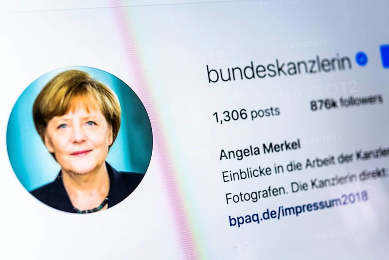 Official Instagram Page of Angela Merkel