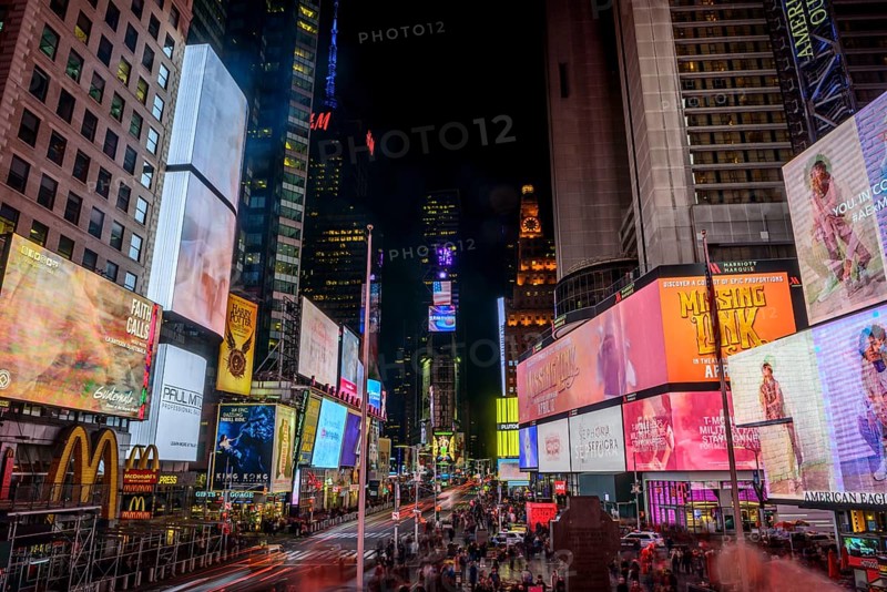 Times Square at night