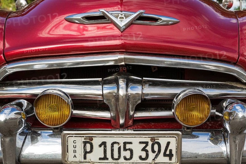 US classic cars from the 1950s can be rented for tourist city tours