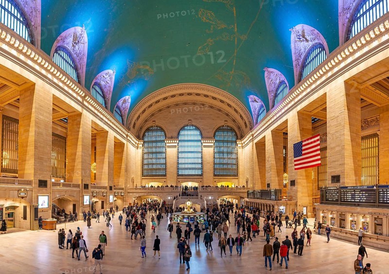 Interior view of Grand Central Station