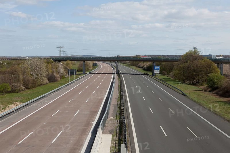 Empty motorway A14