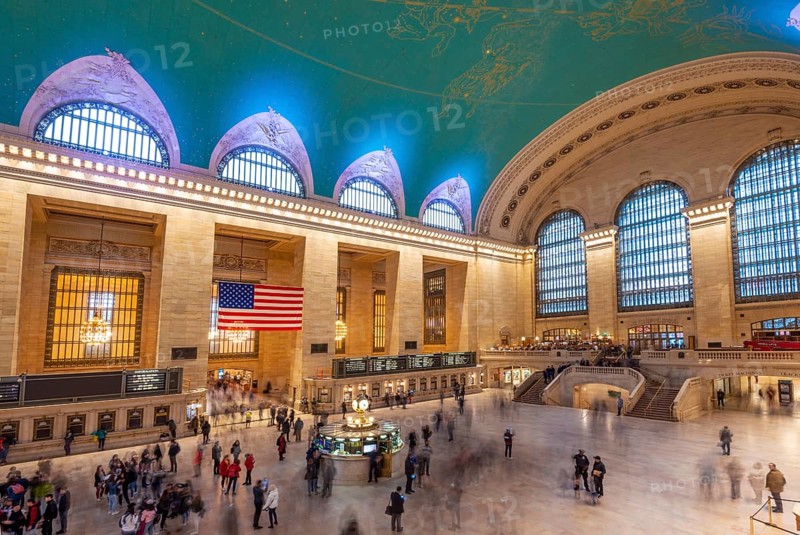 Interior view of Grand Central Station