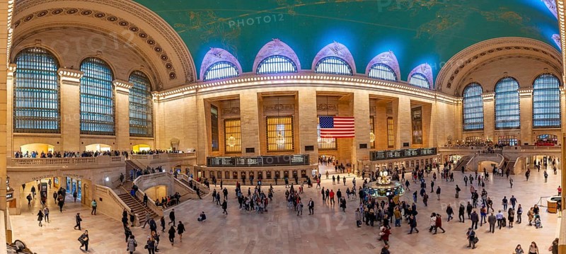 Interior view of Grand Central Station