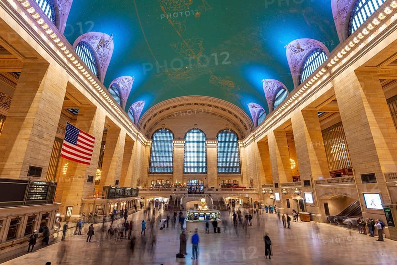 Interior view of Grand Central Station