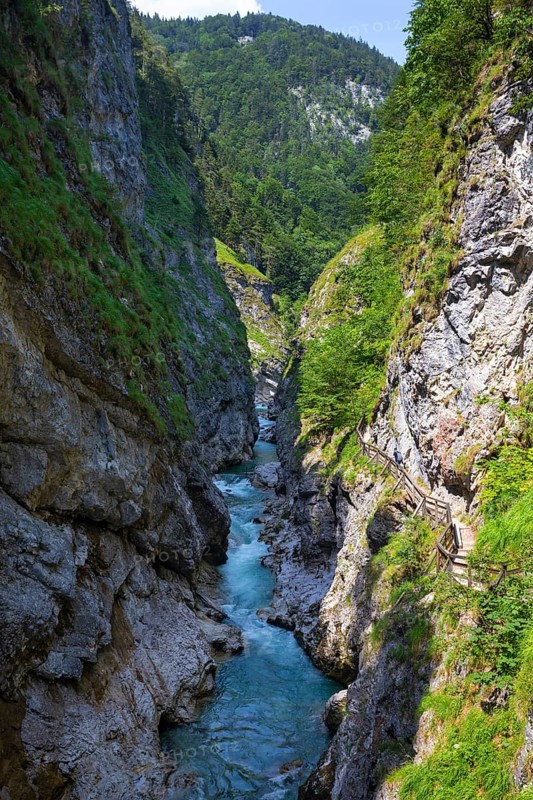 Climbing facility in the Lammerklamm