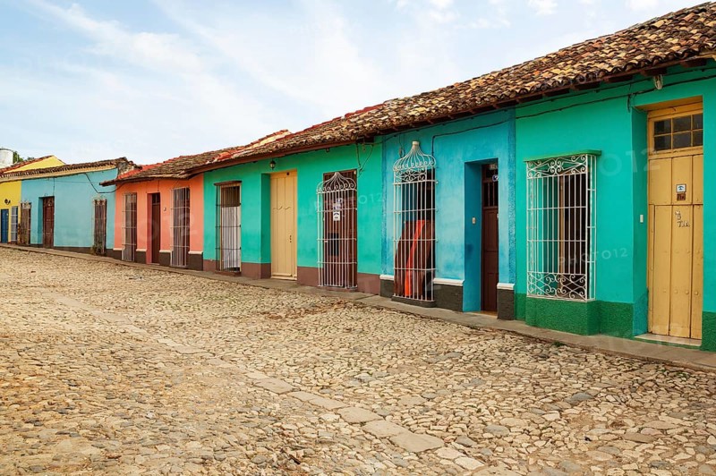 Modest dwellings in the colonial old town