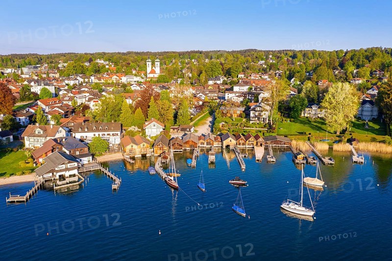 Boathouses at Lake Starnberg