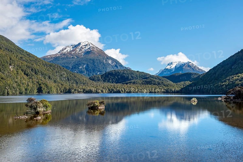 Mountains reflected in the lake