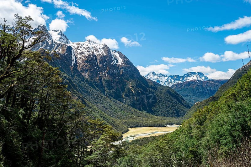 View into the river valley