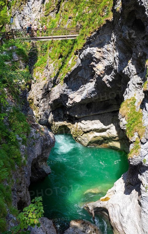 Climbing facility in the Lammerklamm
